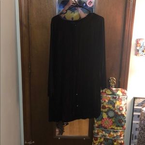 Black long sleeve dress